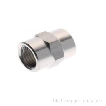 STAINLESS STEEL FEMALE HEX NIPPLE ADAPTOR